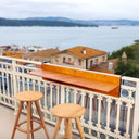 Balcony Bar Table – Folding Railing Bar Table, Free Shipping
