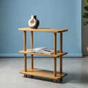 Slim 3-Tier Rectangular Side Table