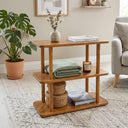 Slim 3-Tier Rectangular Side Table