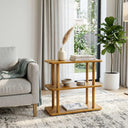 Slim 3-Tier Rectangular Side Table