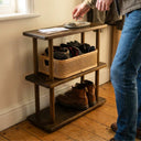 Slim 3-Tier Rectangular Side Table