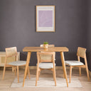 solid oak dining set, small dining table set for 2 