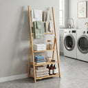 Freestanding Bamboo Garment Rack