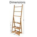 Freestanding Bamboo Garment Rack
