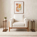 Wooden Rectangle End Table