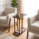 Solid Pine Wood C Table