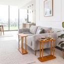 Wooden Rectangle End Table