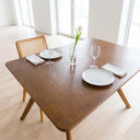 Modern Rectangle Dining Table with Butterfly Legs