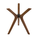 Solid Wood Round Dining Butterfly Table Base 3-Legs