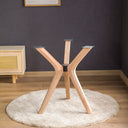 Solid Wood Round Dining Butterfly Table Base 3-Legs