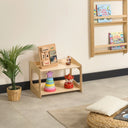 Montessori toy storage shelf, kids freestanding bookshelf  1