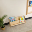 Freestanding Montessori Bookshelf, Handcrafted Wooden Kids Book Display Shelf 13