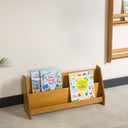 Freestanding Montessori Bookshelf, Handcrafted Wooden Kids Book Display Shelf 15