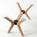 rectangle coffee table base 4 legs, wood coffee table base for glass top 13