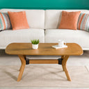 rectangle wood coffee table,modern coffee table with butterfly legs 5