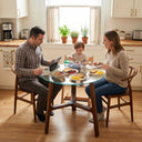 Solid Wood Pyramid Table Base