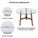 Solid Wood Pyramid Table Base