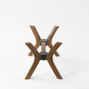 rectangle coffee table base 4 legs, wood coffee table base for glass top 1