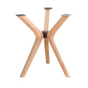 Solid Wood Round Dining Butterfly Table Base 3-Legs