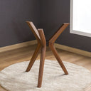 Solid Wood Round Dining Butterfly Table Base 3-Legs
