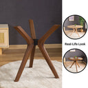 Solid Wood Round Dining Butterfly Table Base 3-Legs