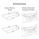 Wood Monitor Stand For Desk