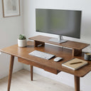 Wood Monitor Stand For Desk