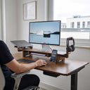 Wood Monitor Stand For Desk