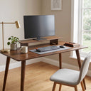 Wood Monitor Stand For Desk
