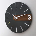 Noir Modern Wall Clock