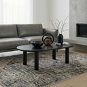 Oval Solid Wood Coffee Table