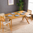 Modern Rectangle Dining Table with Butterfly Legs