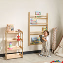 wall mounted Montessori bookshelf, kids floating bookshelf 16