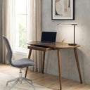 Kidney Shaped Desk with Drawer, Handcrafted Birch Plywood Home Office Desk 4