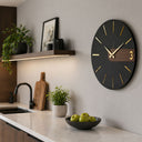 Noir Modern Wall Clock