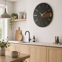 Noir Modern Wall Clock