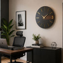 Noir Modern Wall Clock