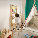 wall mounted Montessori bookshelf, kids floating bookshelf 9