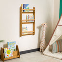 wall mounted Montessori bookshelf, kids floating bookshelf 17