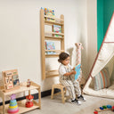 wall mounted Montessori bookshelf, kids floating bookshelf 12