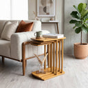 Solid Pine Wood C Table Nesting Set