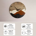 Mountain Wall Clock