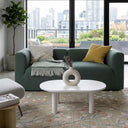 Oval Solid Wood Coffee Table