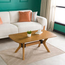 rectangle coffee table base 4 legs, wood coffee table base for glass top 12