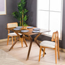 Modern Rectangle Dining Table with Butterfly Legs