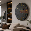 Noir Modern Wall Clock