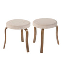 Talia Minimalist Low Stool (Set of 2)