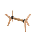 rectangle coffee table base 4 legs, wood coffee table base for glass top 19