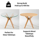 solid wood round dining table base,4 leg table base for round tabletop 10