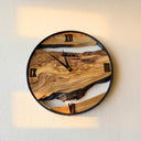 Rustic Solid Wood Wall Clock